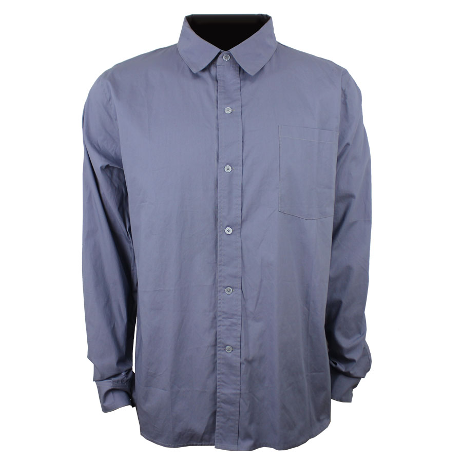 Plain Poplin Button Down Shirt