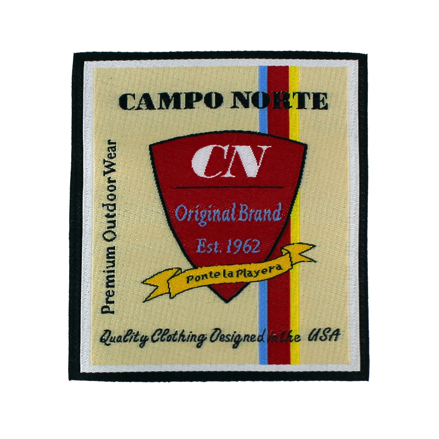 Multicolor Satin Woven Label 50D