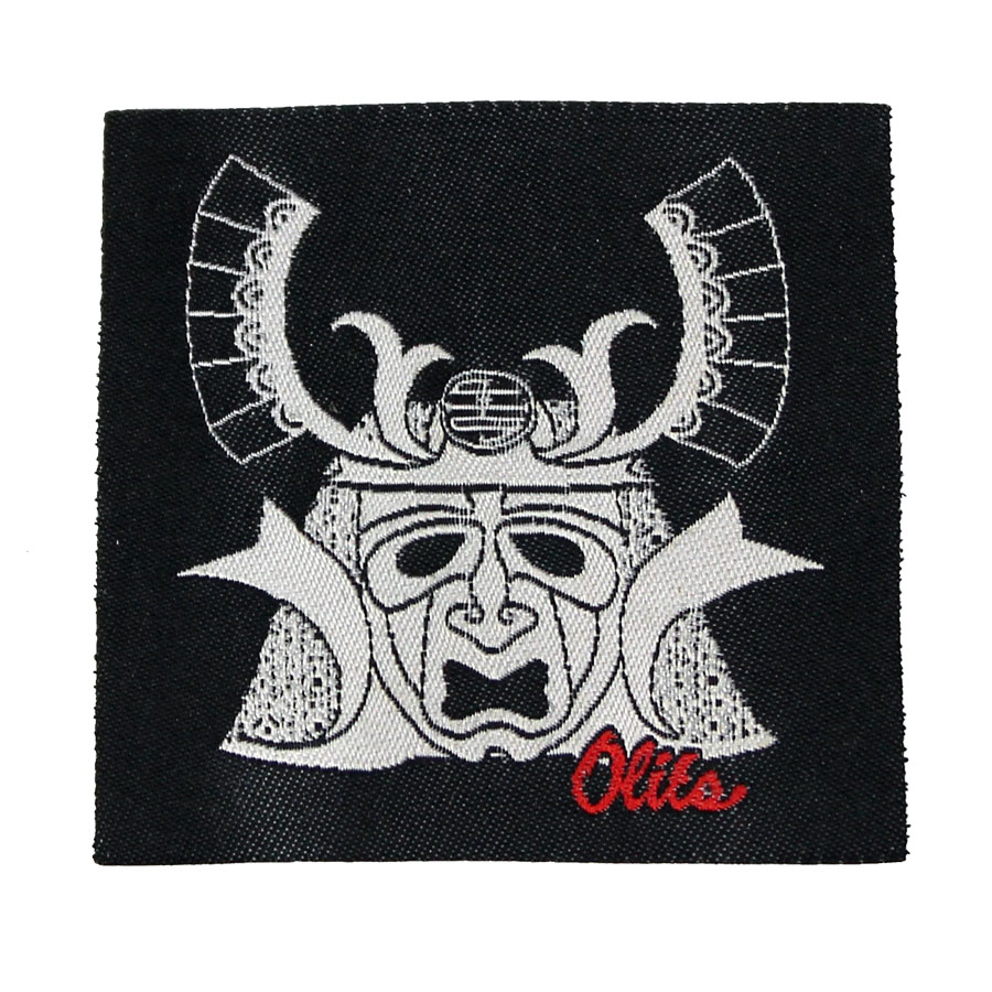3color Satin Damask Woven Label